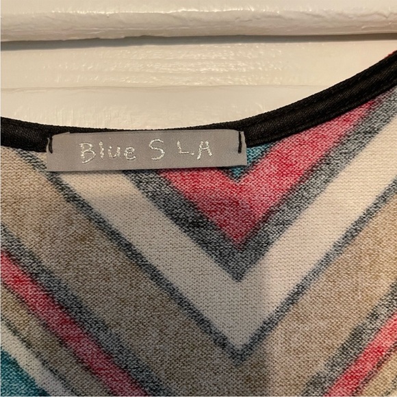 Chevron Patterned Mini Dress - Picture 2 of 2